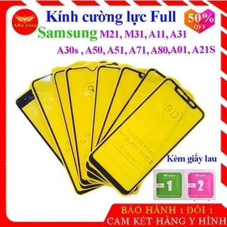 [Freeship] Kính cường lực Full Màn Samsung A11,M21,A20s,M31,A01, A21s, A71,A31, A30s,A32 A50, A51, A80, A72, A02, A02s