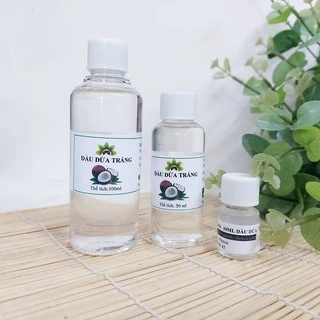 Dầu Dừa trắng nguyên chất_Coconut Oil_Nguyên liệu làm mỹ phẩm handmade