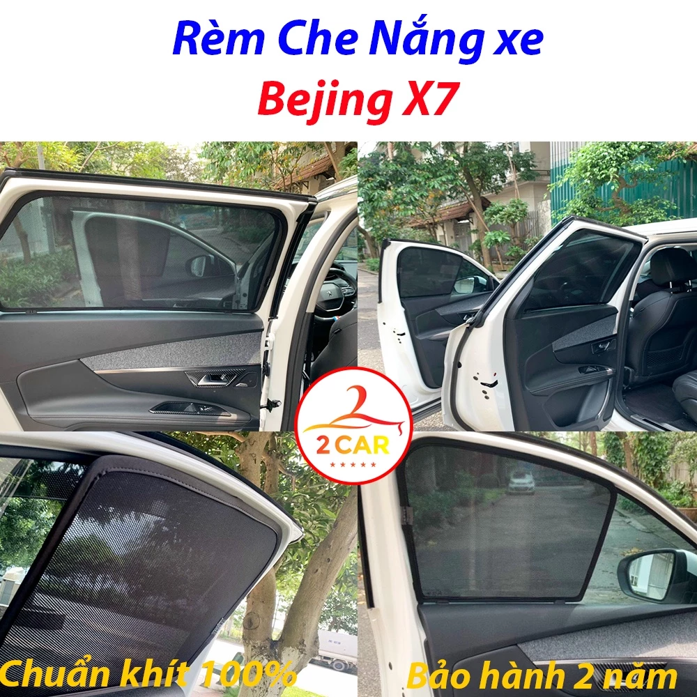 Rèm che nắng xe Beijing X7, Rèm chắn nắng X7 Hàng loại 1 Mr oto - Bảo hành 24 tháng