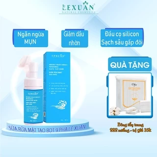 Sữa rửa mặt tốt cho da hỗn hợp thiên dầu, srm cho da dầu mụn, da nhạy cảm, cho da khô, sữa rửa mặt Lê Xuân 125ml