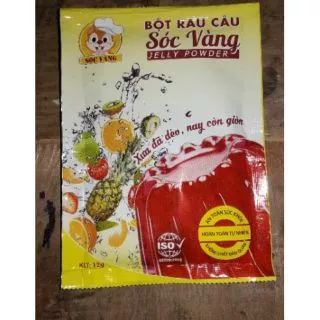 Rau câu dẻo sóc vàng gói 12g