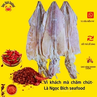 mực khô loại 1 Cô Tô(8-10 con /kg) gói 1 con siêu to, siêu ngon ngọt