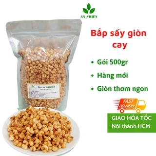 Bắp sấy giòn cay Ngô nếp chiên giòn An Nhiên 500gr