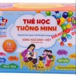 Bộ thẻ học 16 chủ đề cho bé mầm non