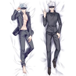 Vỏ Gối In Họa Tiết Anime Jujutsu Kaisen Gojo Satoru Dakimakura 60x180cm