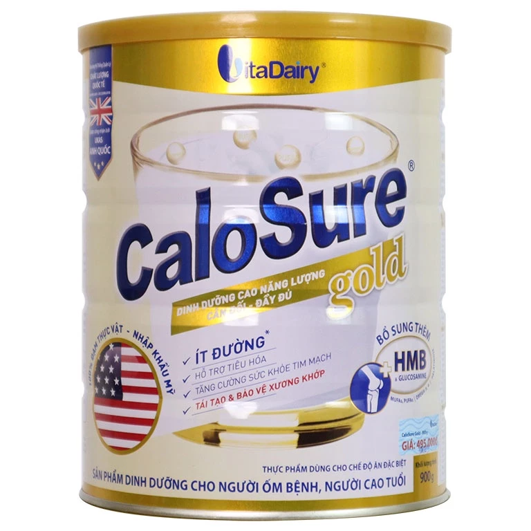 [Mẫu mới] Sữa Calosure gold hộp 900g , 400g ( Date 2026)