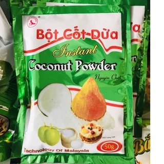 Bột cốt dừa nguyên chất gói 50g