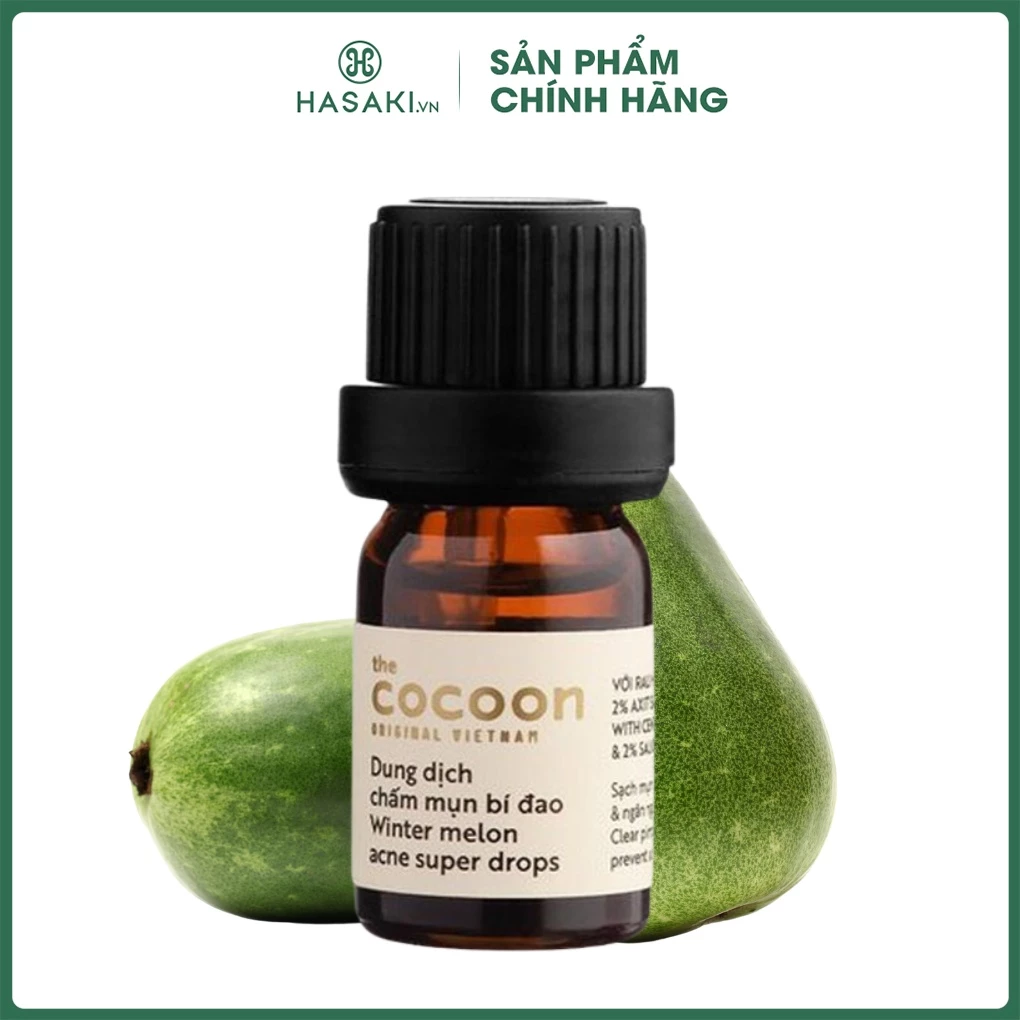 Dung Dịch Chấm Mụn Bí Đao Cocoon Winter Melon Acne Super Drops 5ml