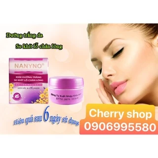 Kem dưỡng trắng, Se khít lỗ chân lông chiết xuất Kem gấc và Collagen (10g) Nanyno