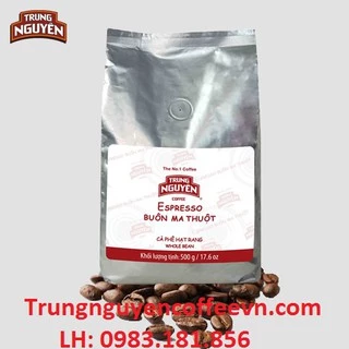 Cafe hạt Trung Nguyên- Cà phê Espresso - Buôn Ma Thuột - 500gr