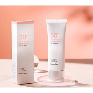 Kem chống nắng Karadium Snail Repair Sun Cream SPF50+ PA+++ Hàn Quốc 70ml