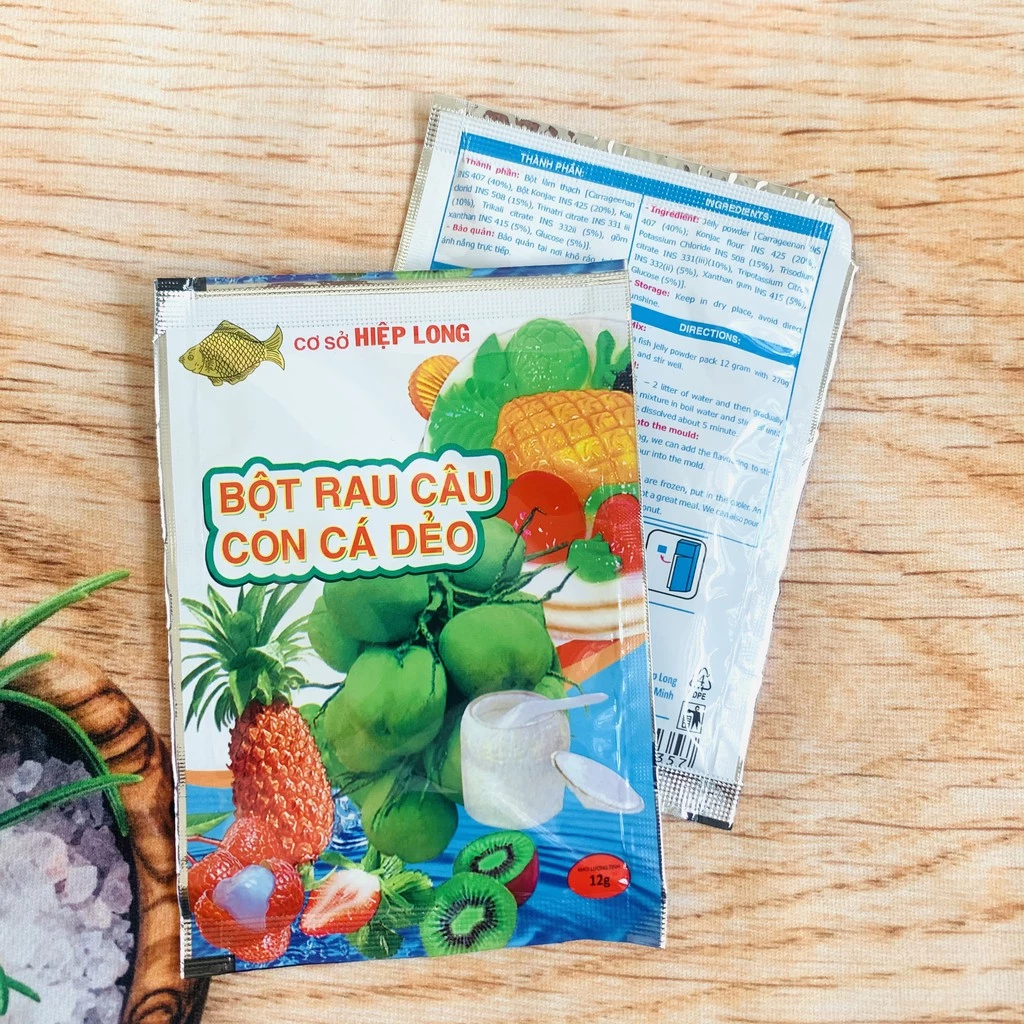 BỘT RAU CÂU CÁ DẺO 12G