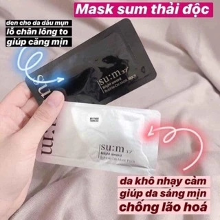 MẶT NẠ SỦI BỌT THẢI ĐỘC SUM 37 BUBBLE MASK