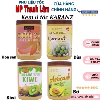 Hấp Ủ Karanz siêu mềm mượt Hương Trái Cây Sen  Kiwi  Bơ Dừa 1000ml giữ mùi thơm lâu