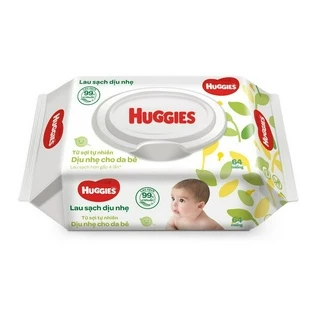 Khăn Giấy Ướt Huggies Nature Made 64 Tờ | Applenguyen94