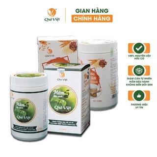 Combo Mầm đậu nành và Ngũ cốc giảm cân ăn kiêng Quê Việt 500gr/hộp