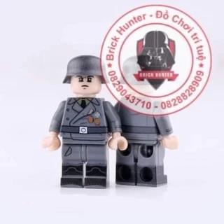 Army world war II minifigures đồ chơi lắp ráp mô hình lính Đức Quốc xã mặc trang phục xám