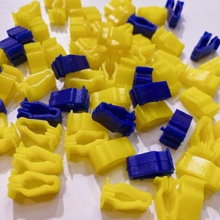 5 cái Pát kẹp nhựa dàn áo màu vàng, màu xanh chuyên dụng cho xe Honda