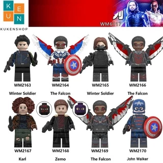 Minifigures Các Mẫu Nhân Vật  DC Winter Soldier Falcon Mẫu Mới Ra Siêu Đẹp WM6117