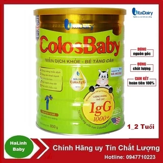 Sữa Non Colosbaby Gold 1+ 1000 IgG (800g, Date 2026)......: