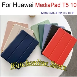 Bao da nắp nam châm từ tính Huawei Mediapad T5 10.1 inch đóng mở màn hình tự động