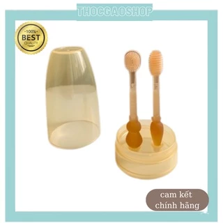 Set bàn chải và rơ lưỡi bằng Silicone cao cấp cho bé 0-18 tháng