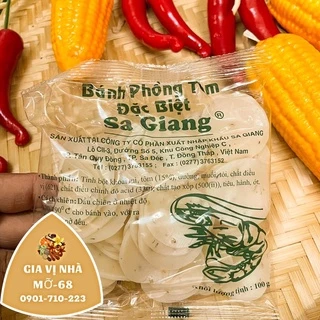 BÁNH PHỒNG TÔM SA GIANG XANH GÓI 100GR-500GR