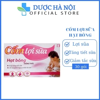 Cốm lợi sữa Mummilk hạt bông thông thảo dành cho mẹ ít sữa sữa loãng trẻ chậm lớn hộp 30 gói - HSD 2023