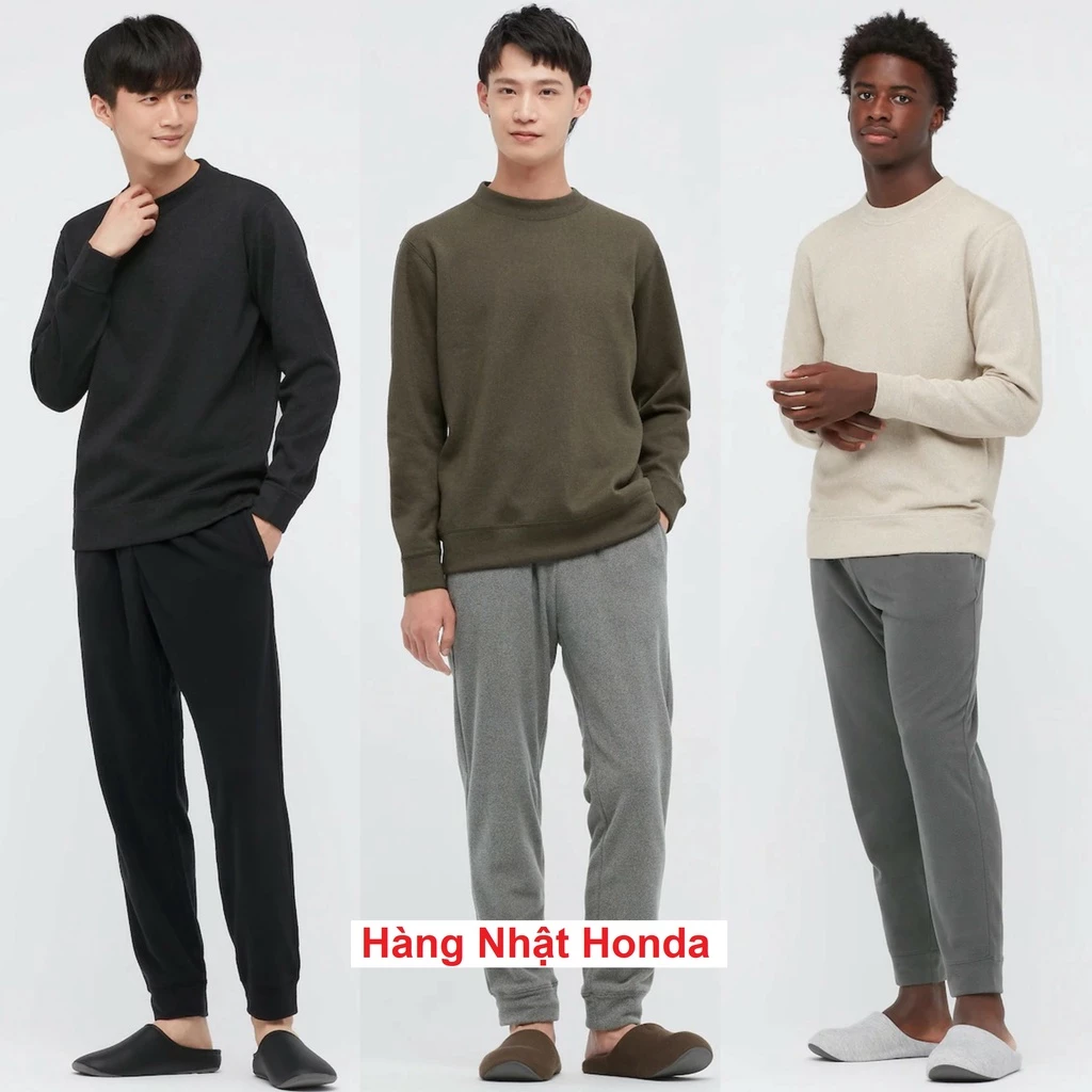 [Auth Uniqlo] Bộ Quần Áo Lông Cừu Co Dãn Nam - Tag Nhật