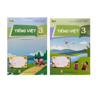 Sách - Combo Tiếng việt 3 tập 1 + tập 2 dành cho buổi học thứ hai ( kết nối tri thức )