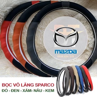 [MAZDA] Bọc vô lăng xe ô tô Mazda 2, Mazda 3, Mazda 6, Mazda CX-5, Mazda CX-8, Mazda BT-50 bọc tay lái Sparco