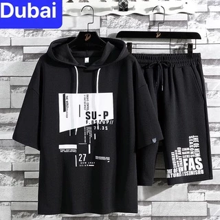 BỘ THỂ THAO NAM CHƯ SUP CÓ NÓN, ĐỒ BỘ QUẦN ÁO MÙA HÈ CỘC TAY VẢI ĐẸP HOT TREND 2022 - DUBAI FASHION