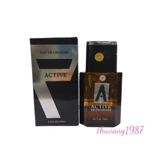 Nước hoa active eau de cologne  100ml (đen)