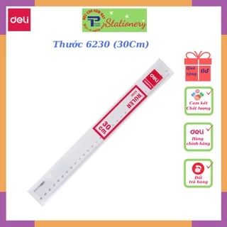 Thước kẻ Deli trong suốt - 20/30cm - 1 chiếc - E6220/ E6230