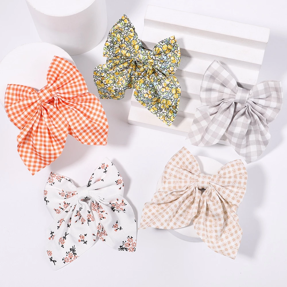 RainBow Bows 1 Kẹp Tóc Hình Nơ Dễ Thương Dành Cho Nữ