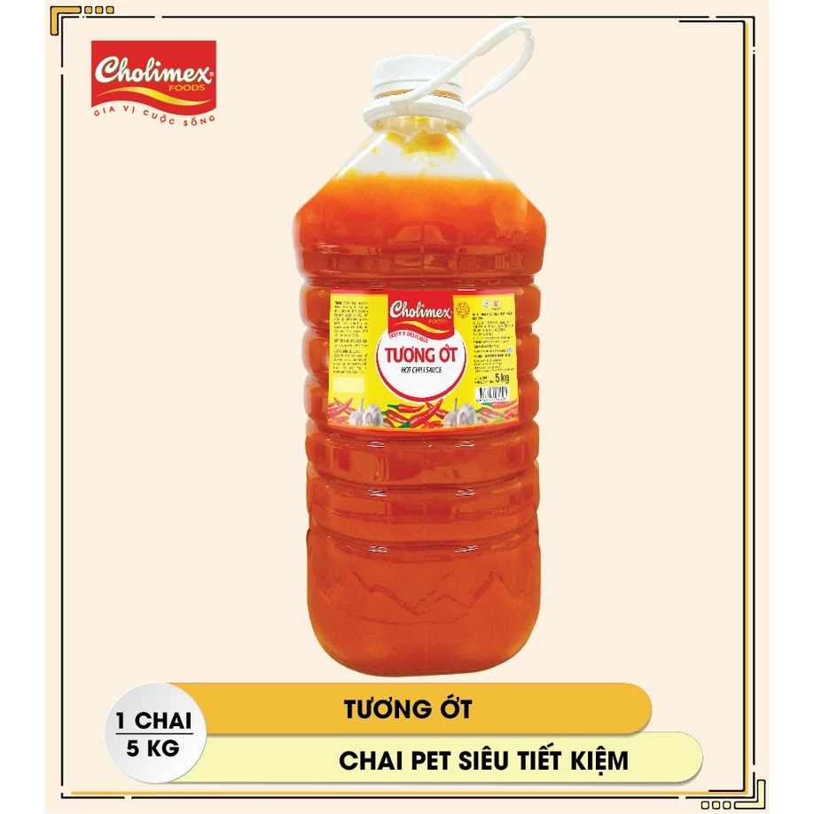 Tương ớt Cholimex chai Pet 5kg