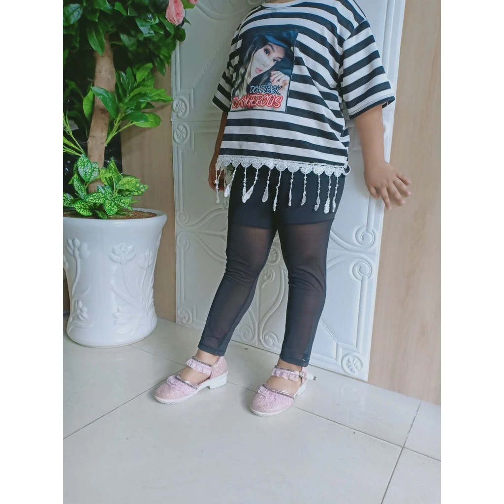 quần tập/quần legging bé gái 25-50kg ( 4 - 14 tuổi) MS: G1