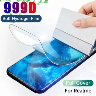 Miếng dán màn hình PFF dẻo HD chống trầy bám dính tốt cho Realme 7 7i 6 6i 5 5i 3 Pro XT C2 C3 C11 C12 C15 C17 PPF trong suốt full màn cong Chống Trầy Bảo Vệ Màn Hình