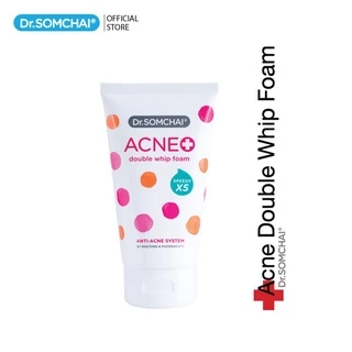 Sữa Rửa Mặt Dành Cho Da Nhờn Và Mụn Dr.Somchai Acne Double Whip Foam 100g