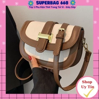 Túi đeo chéo nữ, túi xách đeo vai dáng tròn đẹp đi chơi phong cách hàn quốc Superbag 352