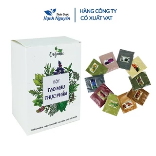 Combo 10 loại bột tạo màu thực phẩm tự nhiên (Bột làm bánh, nấu ăn, tạo hương vị cho món ăn) - Thảo Dược Hạnh Nguyên