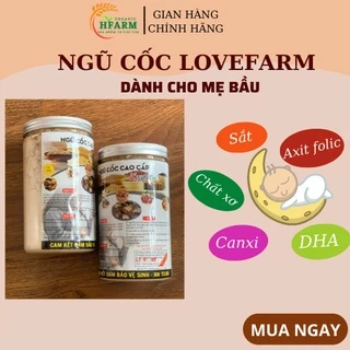 [HOT DEAL] Ngũ cốc bà bầu, lợi sữa con tăng cân mẹ không béo, ngũ cốc dinh dưỡng LoveFarm hộp 500gr