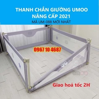 (BẢN NÂNG CẤP UMOO UM-088 2021) Thanh chặn giường/ chắn giường UMOO an toàn cho bé