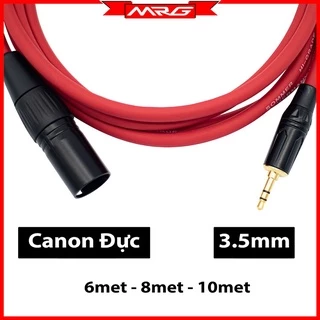 Dây 3.5 mm Ra Canon Đực Unbalanced Dài 1m-2m-3m-5m (TRS 3.5mm To XLR Male)