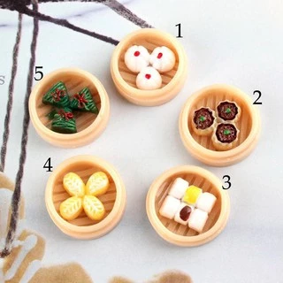 Charm slime- Dimsum/ trang trí điện thoại/ decor ốp lưng