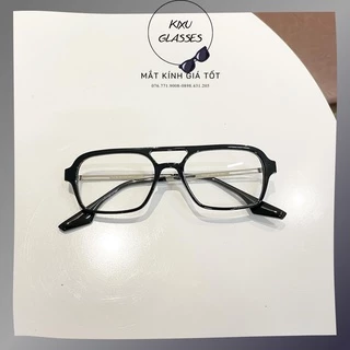 Gọng kính Ge.nt. M King 2 - Unisex Màu đen dáng vuông Chống Bụi Bảo Vệ Mắt Chống tia UV400  Kixu.Glasses