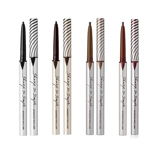 Chì kẻ mắt Clio siêu mảnh Sharp So Simple Waterproof Pencil Liner không lem không trôi dễ kẻ