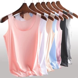 Áo tank top ngoại cỡ M-4XL thiết kế đơn giản
