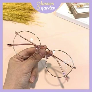 Gọng kính cận kim loại tròn thời trang Glasses Garden 2887 - Có lắp mắt cận theo yêu cầu