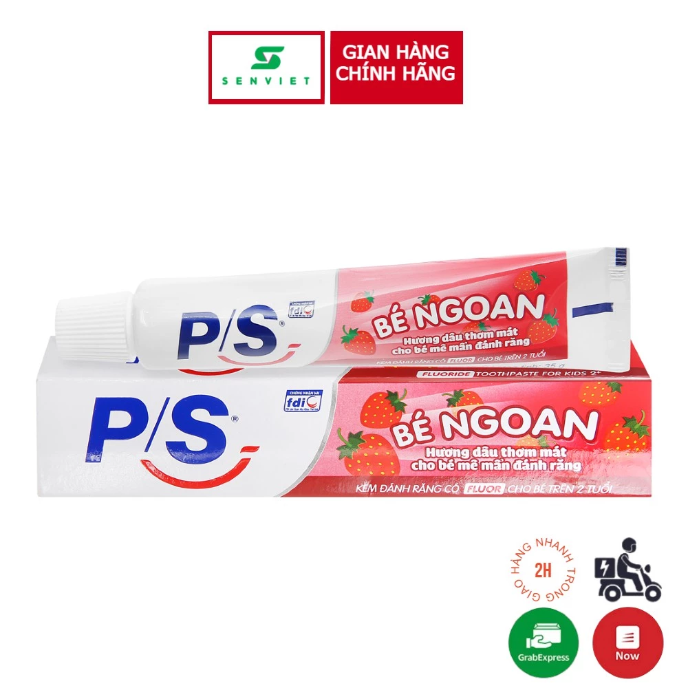 Kem Đánh Răng P/S Bé Ngoan Hương Dâu 35Gr